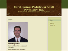 Tablet Screenshot of coralspringspsychiatrist.com